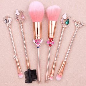 Sailor Moon Inspired 6pcs Makeup Brushes
